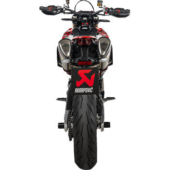 AKRAPOVIC Slip-On Line Mufflers - Titanium - Hypermotard 698 2024-2025  S-D6SO2-HAPLT  1811-4722