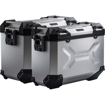 SW-MOTECH TRAX ADV Aluminum Case System - Silver - Triumph Tiger 800 '10-'19 KFT.11.748.70001/S