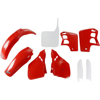 UFO Body Kit - '89 OEM Red/White - Honda - CR '89-'90 HOKIT091F@999