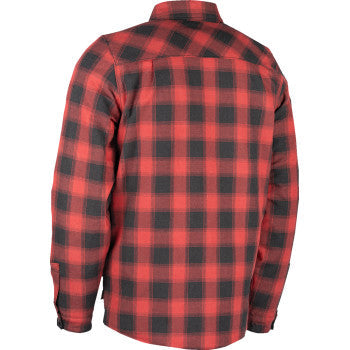 ICON Fallblock Flannel™ Jacket - Red - Medium 2820-7751