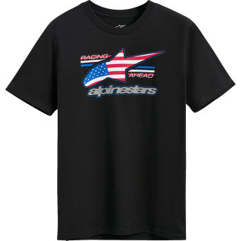 ALPINESTARS National CSF T-Shirt - Black/USA - Medium 1235-72365-1017-M