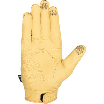 FIST HANDWEAR Road Warrior Leather Gloves - Yellow - 2XS F-GRW-01324-XXS
