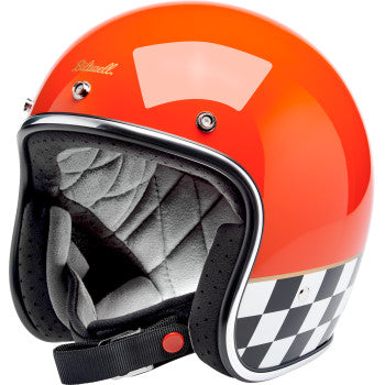 BILTWELL Bonanza Helmet - Competition - Orange - Large 1001-590-204