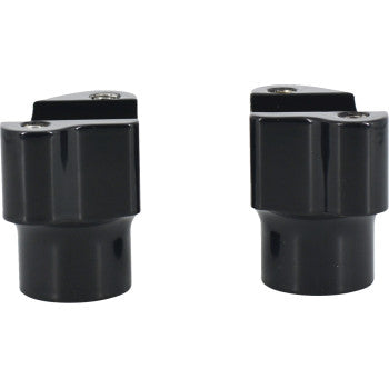 WILD 1 Chubby® Billet Risers - 1-1/2" - Gloss Black WO525GB