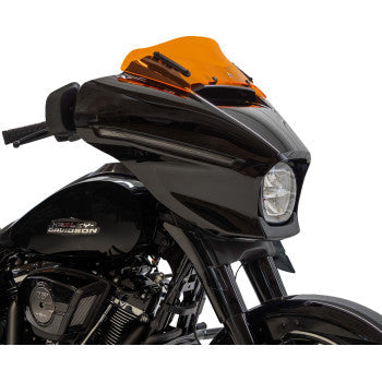 KLOCK WERKS Kolor Flare™ Windshield - 6-1/2" - Orange - FLHX KWW-01-0742