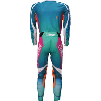 MOOSE OFFROAD Sahara Jersey - Teal/Orange/Pink - XS 2910-8338