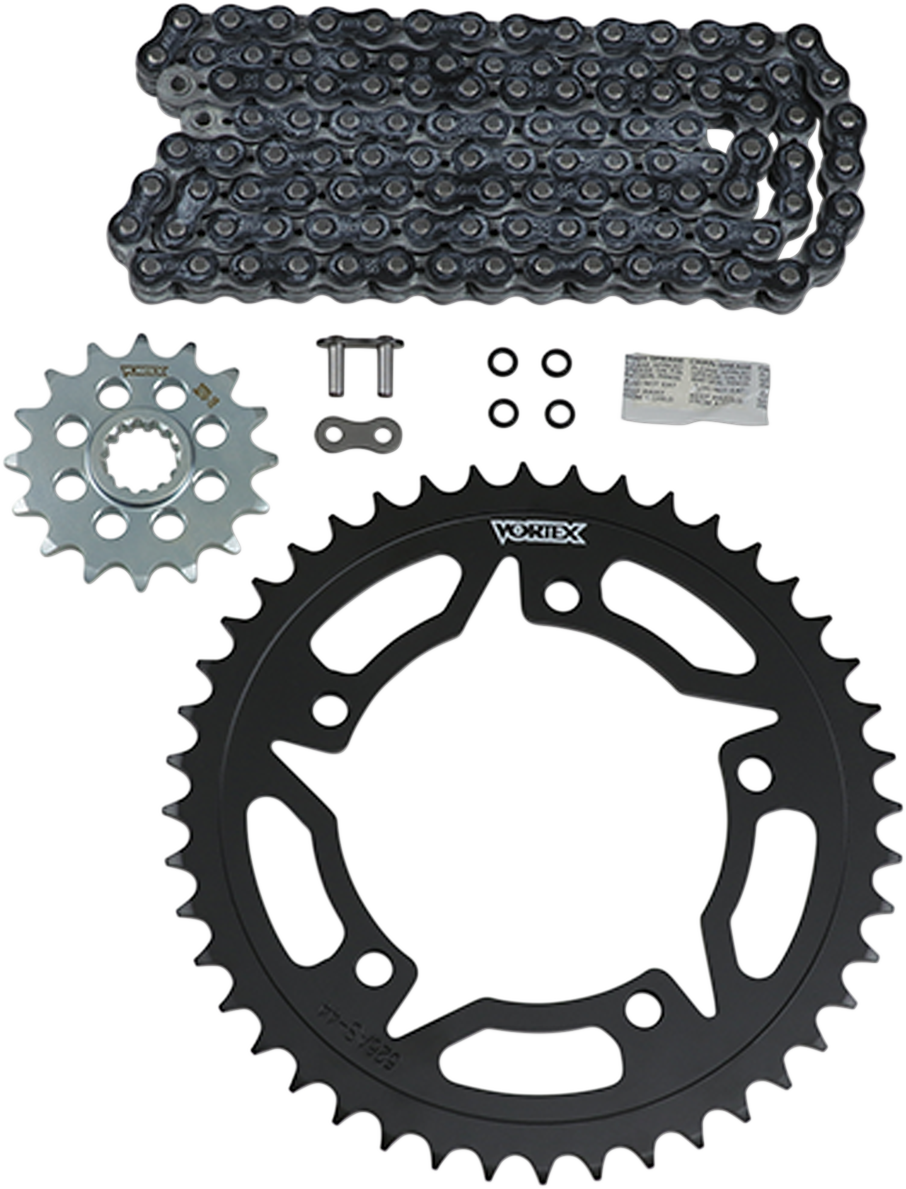 VORTEX Chain and Sprocket Kit - HFRS - Black - Suzuki GSX-S 750Z CK6413