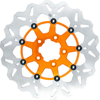 GBRAKES Brake Rotor - Front - Orange GBDU020