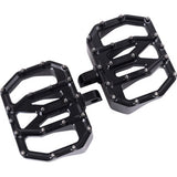 THRASHIN SUPPLY CO. Mini Aggressor Floorboards - Black - Rear TSC-2031-1-D