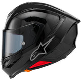 ALPINESTARS Supertech R7 Helmet - 22.06 - Solid - Gloss Black - Large   8202126-1180-L
