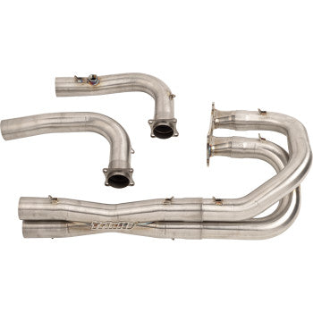 TRINITY RACING Full Dual Exhaust System - Brushed - RZR XP 1000 TR-4190D