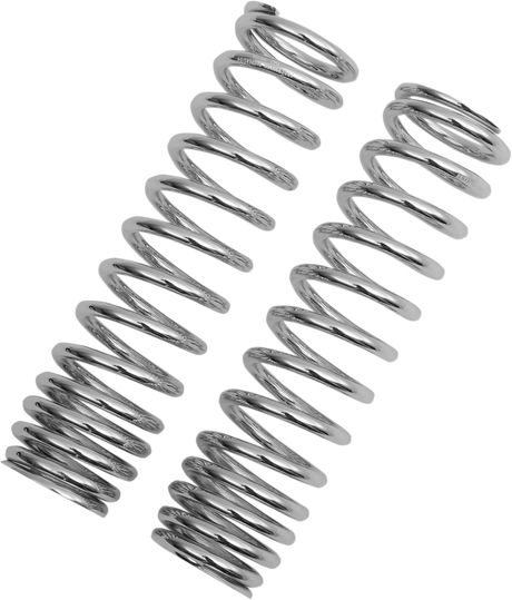 PROGRESSIVE SUSPENSION Shock Springs - 12-Series - Chrome - 90-130 lb/in 03-1367C