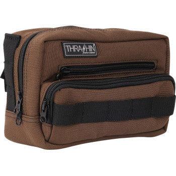THRASHIN SUPPLY CO. Handlebar Bag Plus - Brown THB-0009