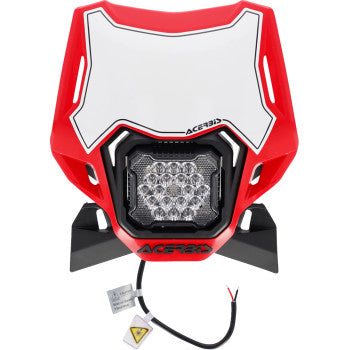 ACERBIS Headlight- Vsl Lumen-X Red/Black 2987941018