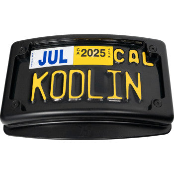 KODLIN USA Mount Kit - License Plate - Cureved - Black KUS20102