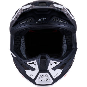 ALPINESTARS SM7 Helmet - Dasher - Matte Black/White - Medium 8302226-1121-M