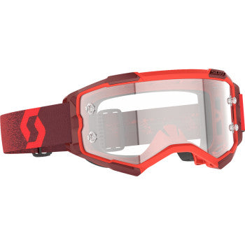 SCOTT Fury Goggle - Red - Clear Works Lens 274514-0004113