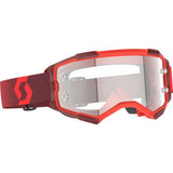 SCOTT Fury Goggle - Red - Clear Works Lens 274514-0004113