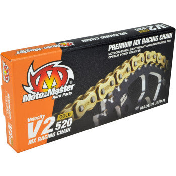 MOTO-MASTER V2 520 - Drive Chain - 120 Links - Gold 652001