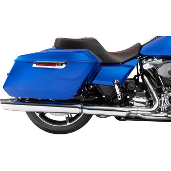 DRAG SPECIALTIES SEATS Forward Position Freedom Seat - Vinyl - Red Double Diamond Stitch - FLH/FLT '23-'25 0801-2170