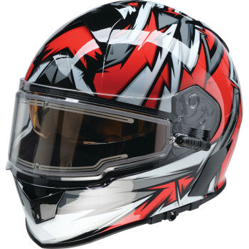 Z1R Warrant Snow Helmet - Neuron - Red/White - Large 0101-17220