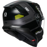 AGV K7 Helmet - Kyber - Matte Gray/Yellow Fluo - 2XL 0101-17988