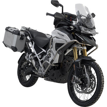 SW-MOTECH TRAX ADV Aluminum Case System - Silver - Triumph Tiger Explorer 1200 '22-'24 KFT.11.905.70102/S