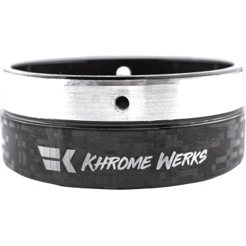 KHROME WERKS Exhaust End Cap - Billet Cut Tip - Digital Camo - 4-1/2" 200880P
