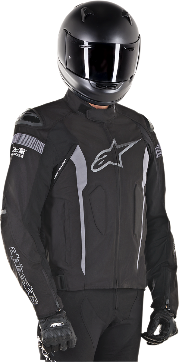 IN STOCK OPEN BOX ALPINESTARS T-Missile Drystar® Jacket - Black/Black - 2XL 3200518-1100-2X