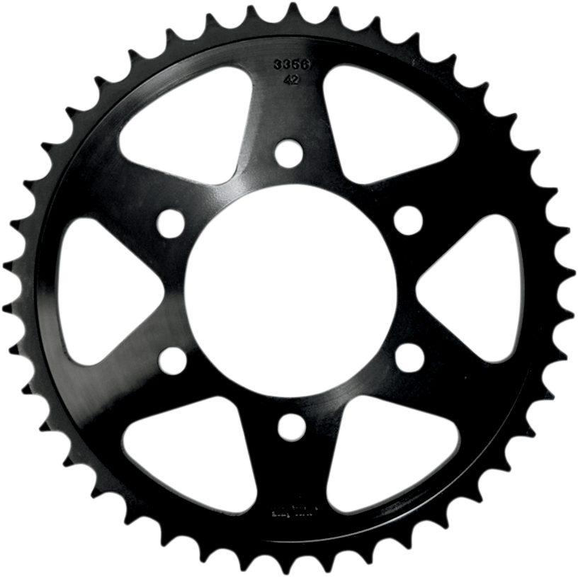 SUNSTAR SPROCKETS Steel Rear Sprocket - 43-Tooth - Kawasaki 2-335643