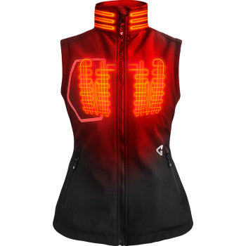 GERBING HEATED CLOTHING Women's 7V Torrid Softshell Heated Vest 2.0 - Black - XL GERTVST7VWBXL