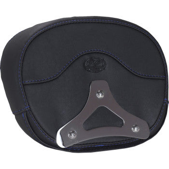MUSTANG Deluxe Sissy Bar Pad - Diamond - Sky Blue Stitch - FLT/FLH '23-'25 88450SB