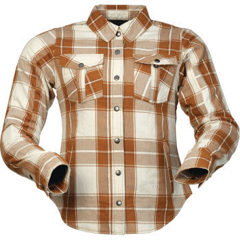 Z1R Women's Ashwood Flannel - Brown - 2W 2822-1872
