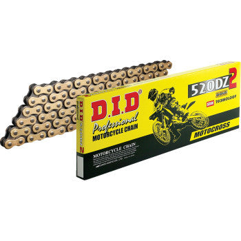 DID 520 DZ2 - Drive Chain - 116 Links - Gold and Black M520DZ2X116RB