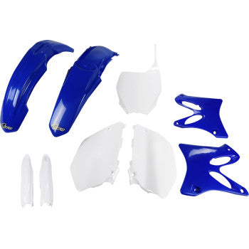 UFO Body Kit - '08-'14 OEM Blue/White - Yamaha - YZ '08-'14 YAKIT307F@999