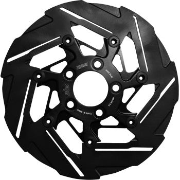 SBS Design "D" 7-Spoke Brake Rotor 7145D-B