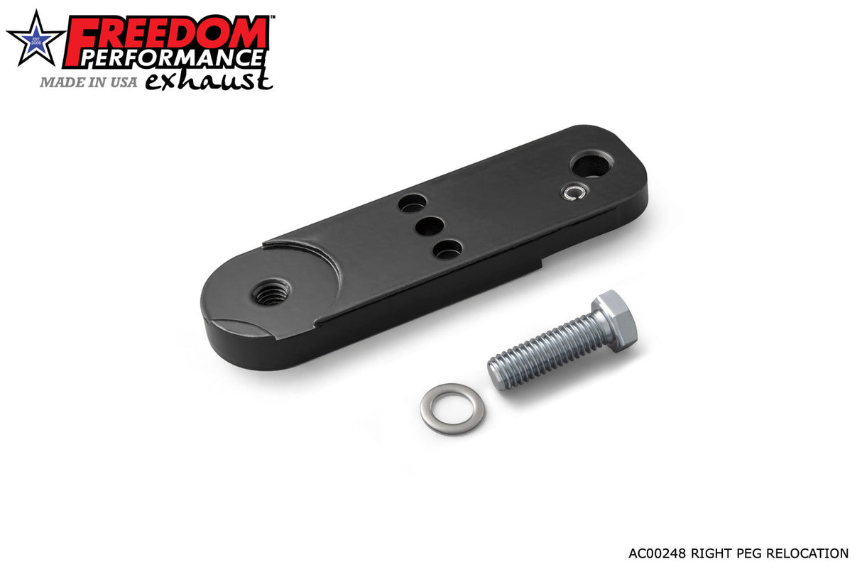 HARLEY SOFTAIL ACCESSORIES PEG RE-LOCATOR  BRACKET AC00248 for FAT BOY & BREAKOUT 2018-PRESENT