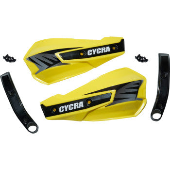 CYCRA Replacement Vortex Handshields w/ Abrasion Guards - Yellow 1CYC-1029-55