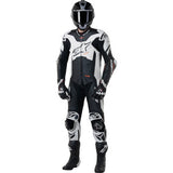 ALPINESTARS GP Plus v4 Sprint 1-Piece Leather Suit - Black/Red Fluo/White - US 46 / EU 56 3150225-1231-56