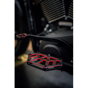 KODLIN USA NXL Mini Floorboards - Black w/ Red Accent K73254-RL