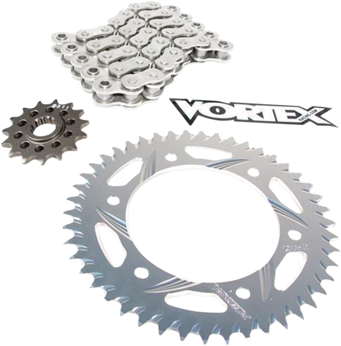 VORTEX Chain and Sprocket Kit - WSS - Black - Yamaha YZF-R6 S CK6128