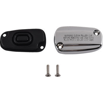 DRAG SPECIALTIES  Rear Master Cylinder Cover - M8 Softail - Chrome 1731-0783