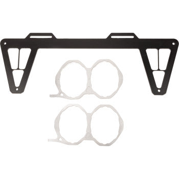 TRINITY RACING Full Dual Exhaust System - Black - RZR XP 1000 TR-4190D-BK