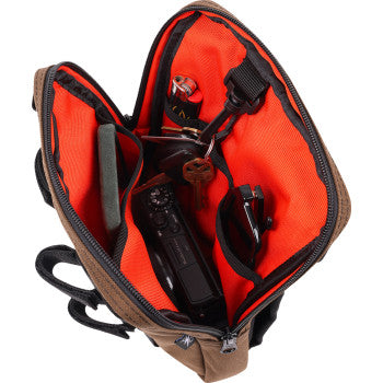 THRASHIN SUPPLY CO. Handlebar Bag Slim - Brown THB-0032