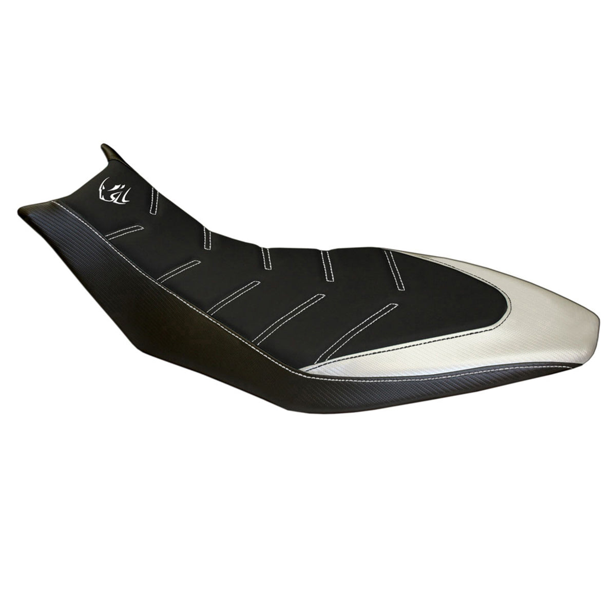 Tappezzeria Italia Aprilia Dorsoduro 750 900 1200 2010-2020 Seat Cover Comfort in White