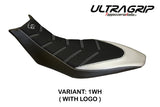 Tappezzeria Italia Aprilia Dorsoduro 750 900 1200 2010-2020 Seat Cover Ultragrip in White