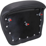 MUSTANG Chopped Tour-Pak® Pad - Gunmetal Stitching - FLH/FLT '23-'25 88440GM