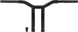 BURLY BRAND Handlebar - Dominator - Raked - 10" - Black B12-6051B