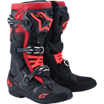 ALPINESTARS Tech 10 Boots - Black/Red - US 13 / EU 48 2010020-13-13