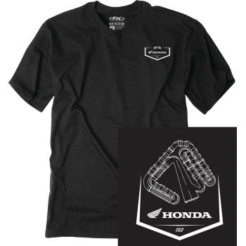FACTORY EFFEX Honda Track T-Shirt - Black - 2XL 28-87308